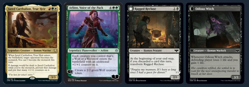 Magic the Gathering: The Witcher cover