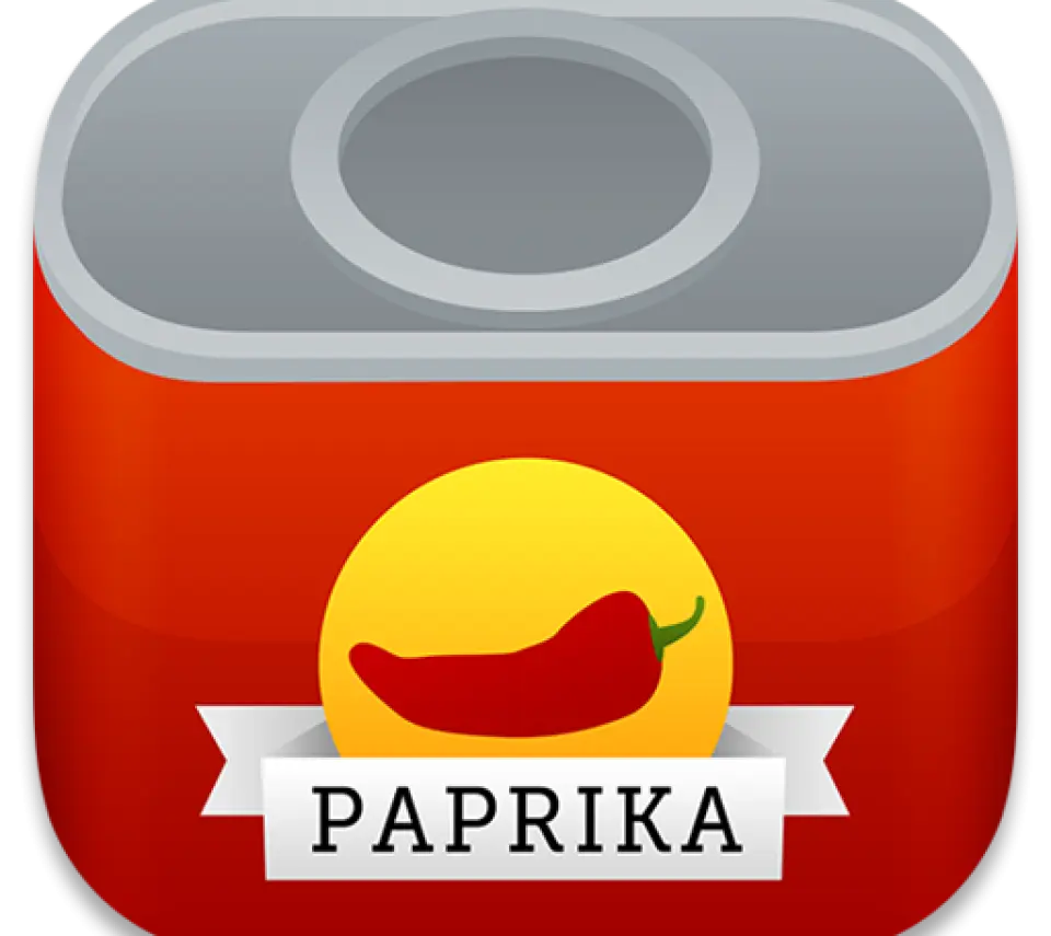 Paprika app for storing recipes (no subscription fee! at least for now) cover