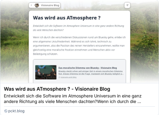 Was wird aus ATmosphere ? cover