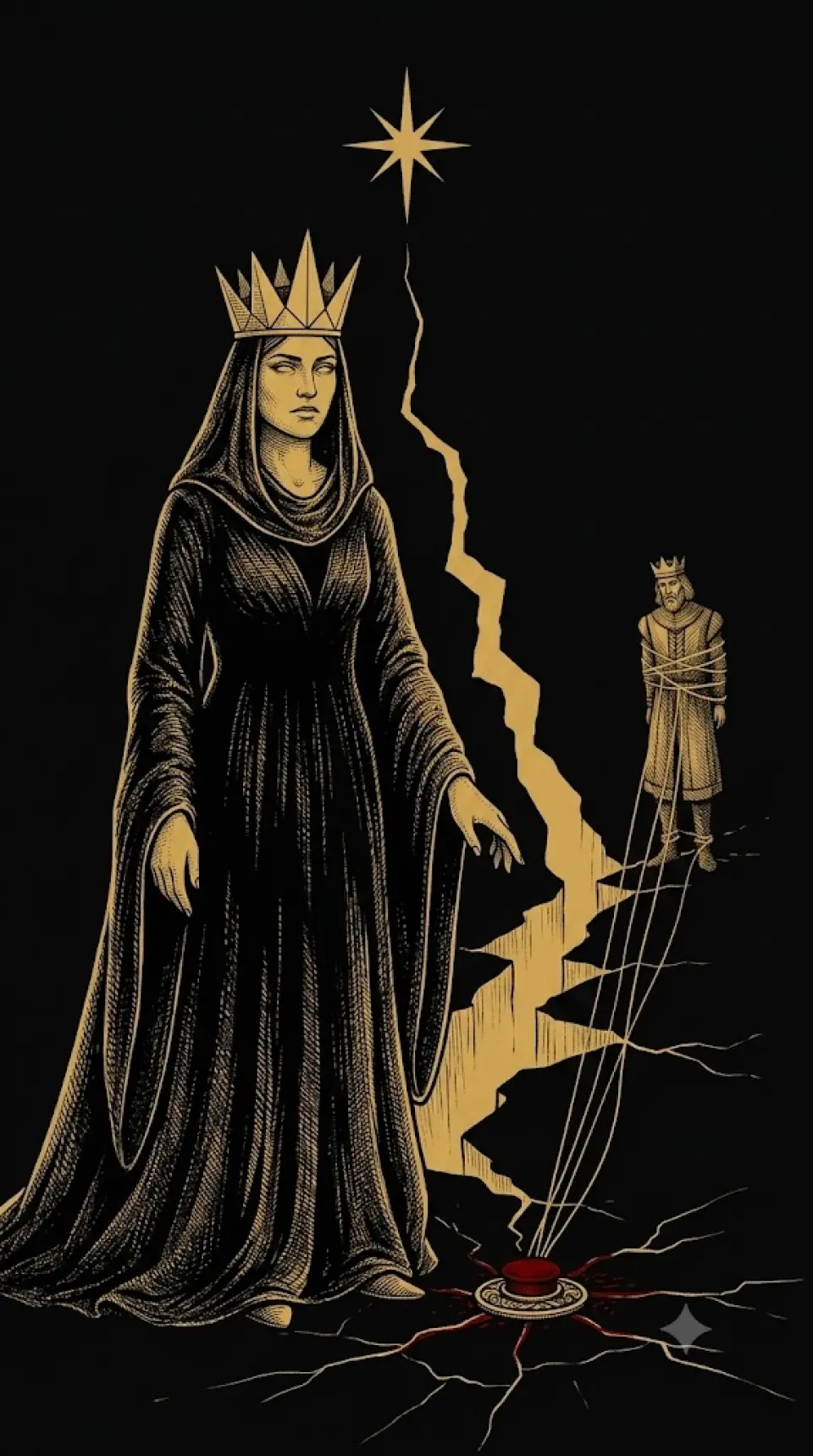 The Queen at the Threshold: Where the Path Ends and the Crown Begins cover