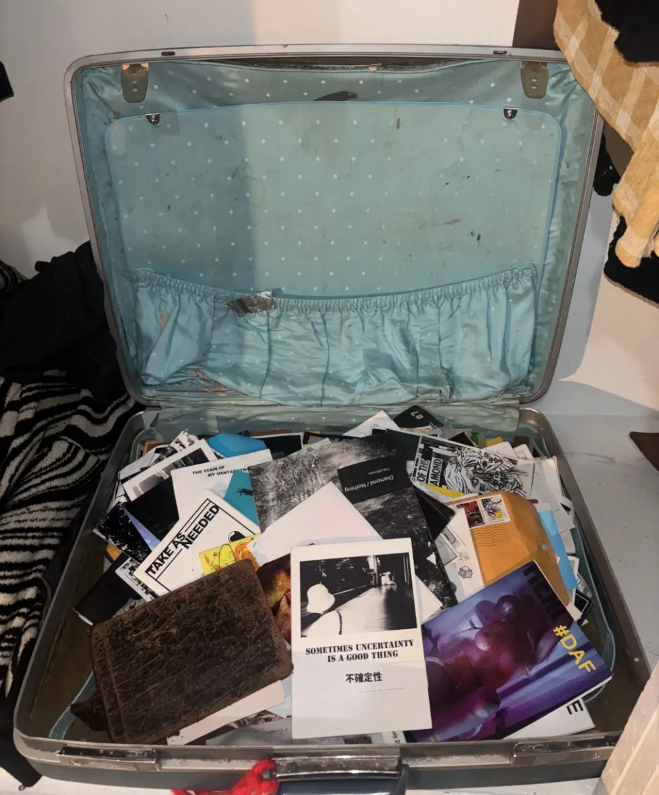 Introducing my big blue suitcase cover