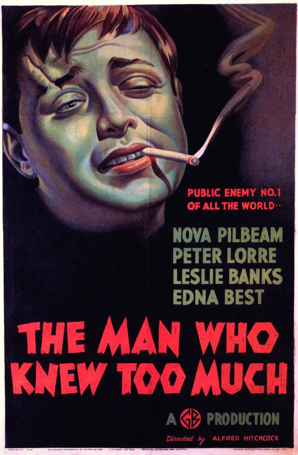 The Man Who Knew Too Much (1934) cover