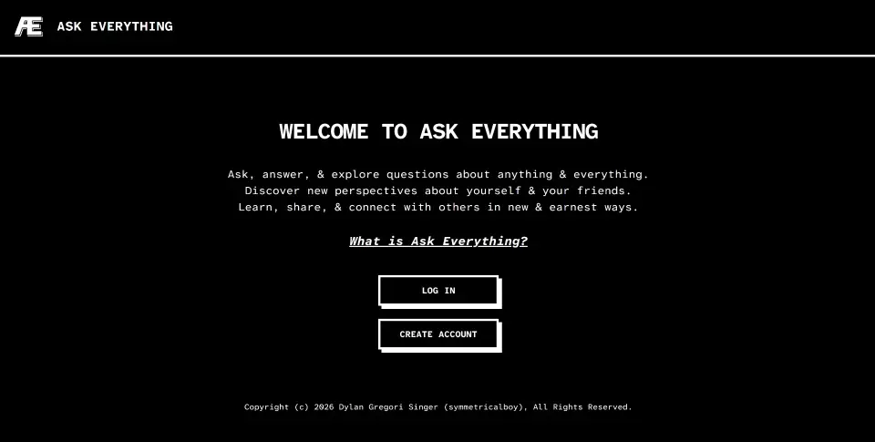 Ask Everything cover