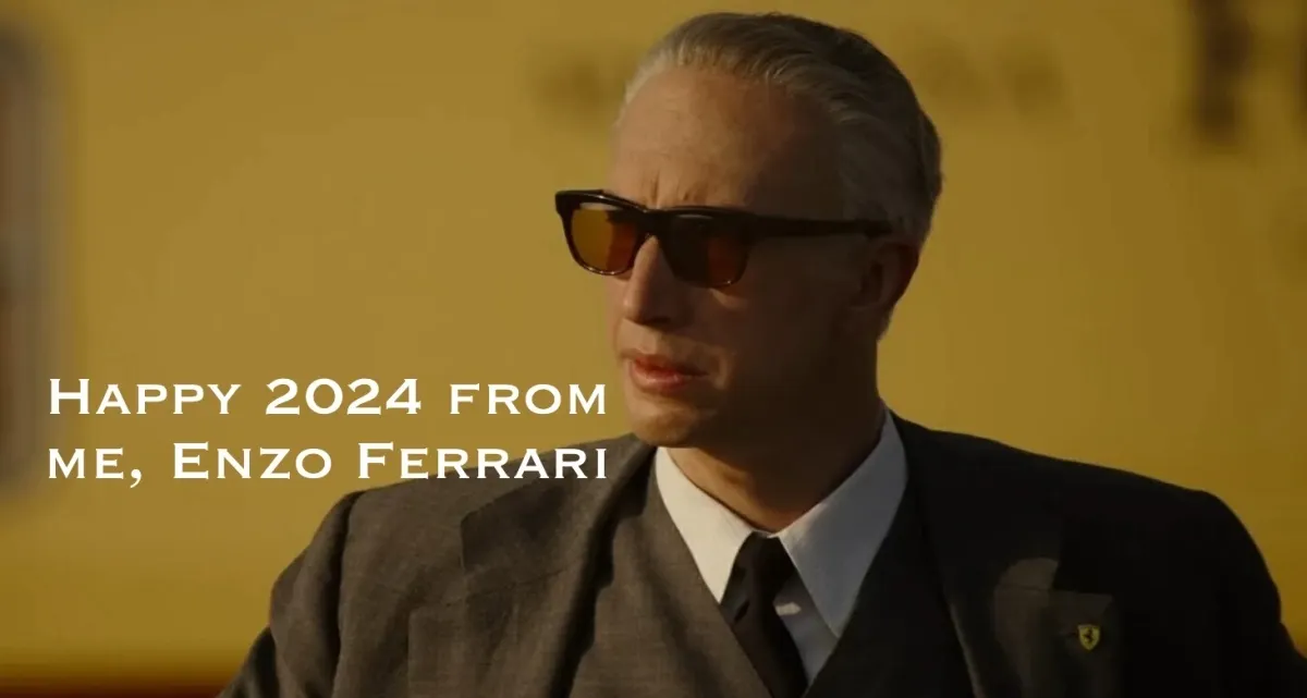 Rewatching Ferrari, or how to start a year cover