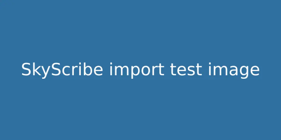 pckt: SkyScribe import test cover