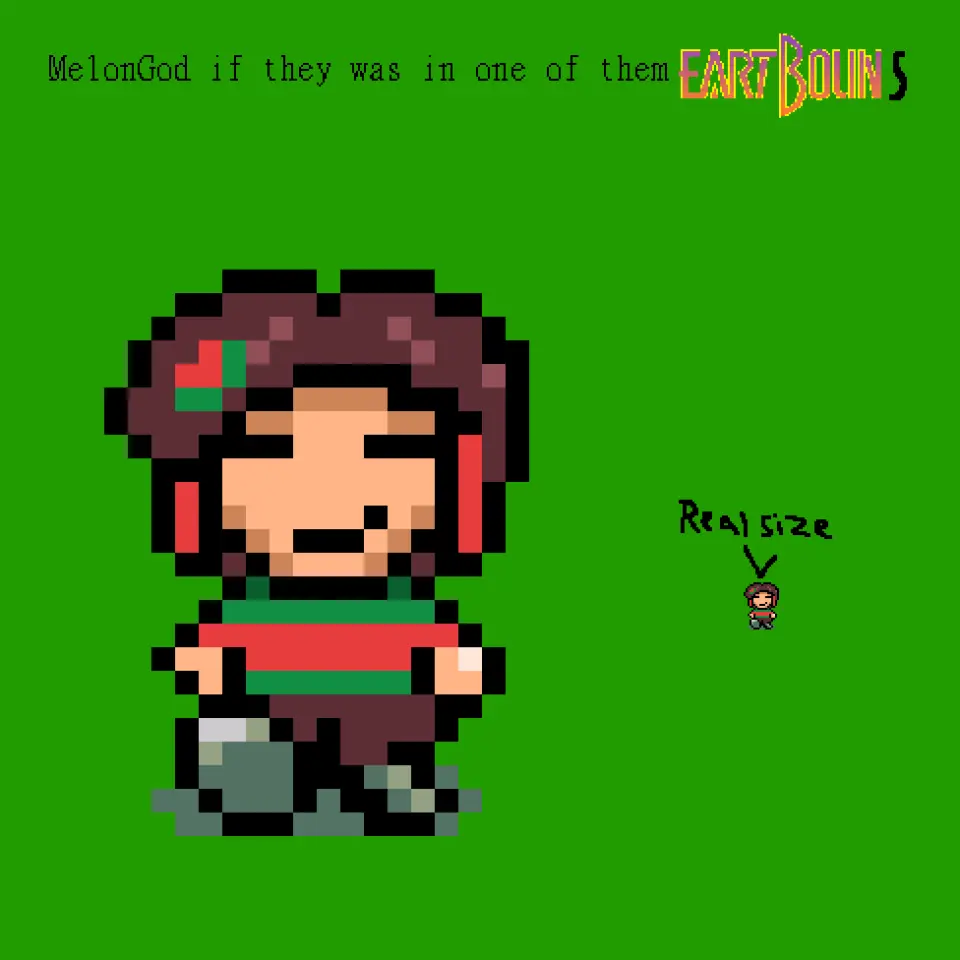 If Melon god was in earthbound cover