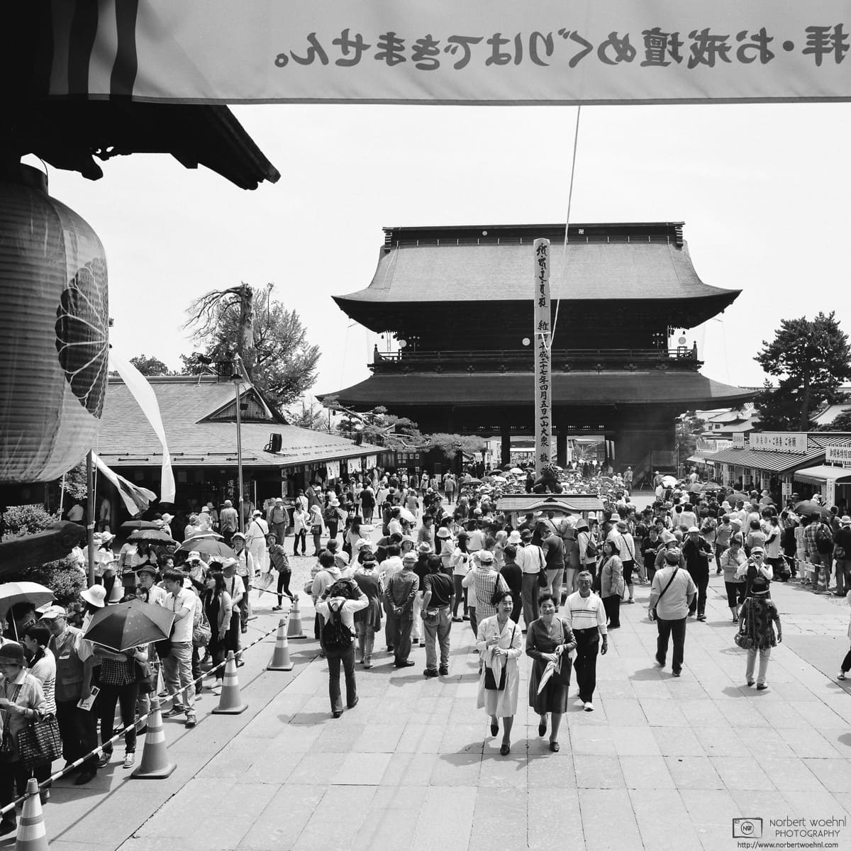 Visiting Enkoji Temple in Nagano, Japan, during the "Zenkoji Gokaicho" event held every six years.
