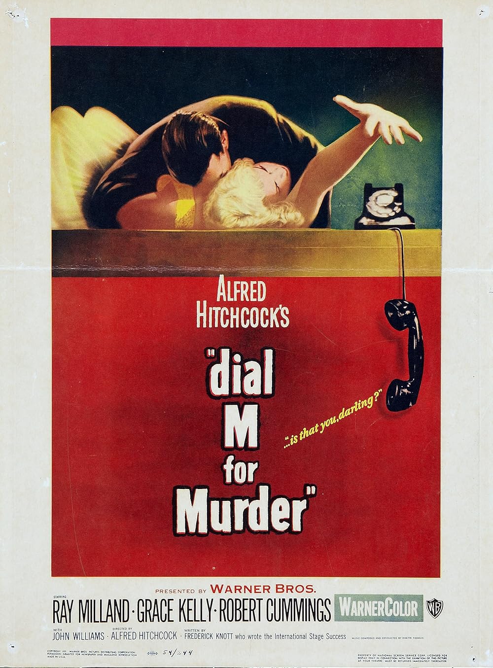 Dial M for Murder (1954) cover