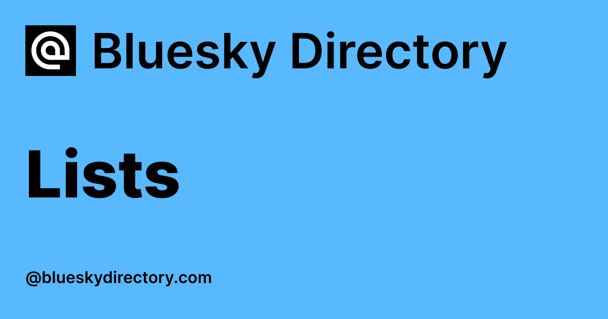 List - Bluesky Directory