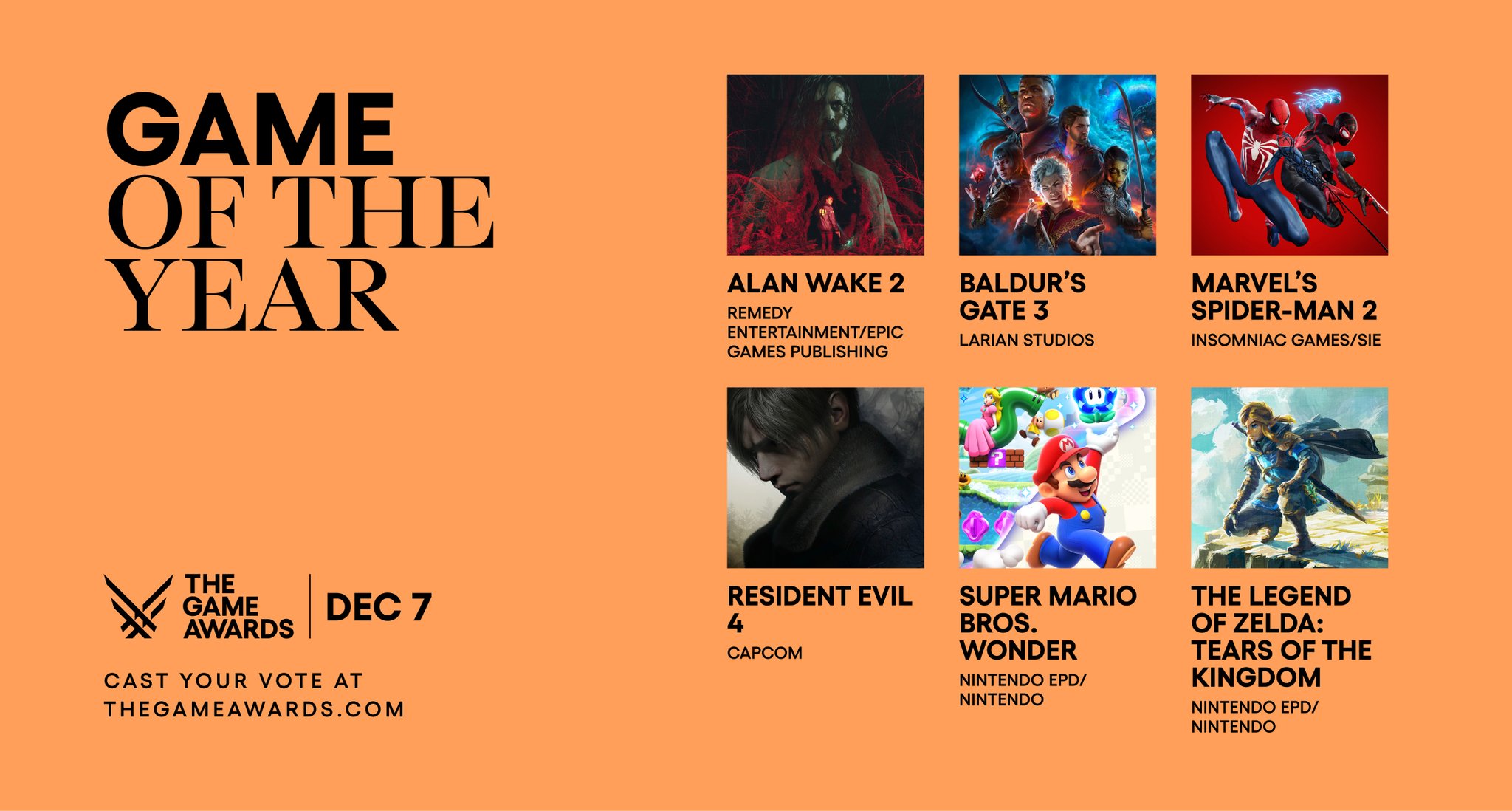 The Game Awards on Twitter / X