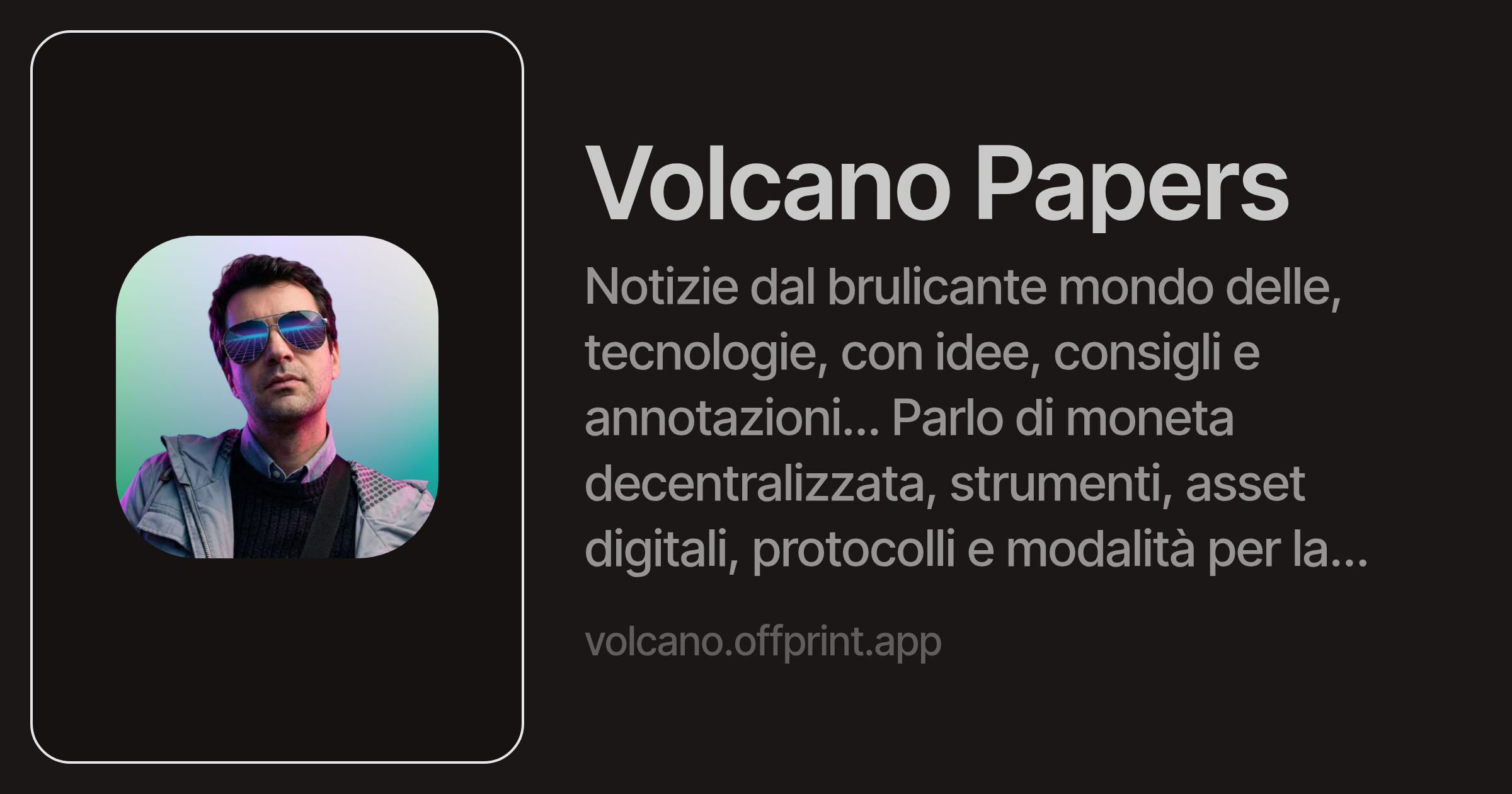 Volcano Papers | Call Me Phil | Offprint