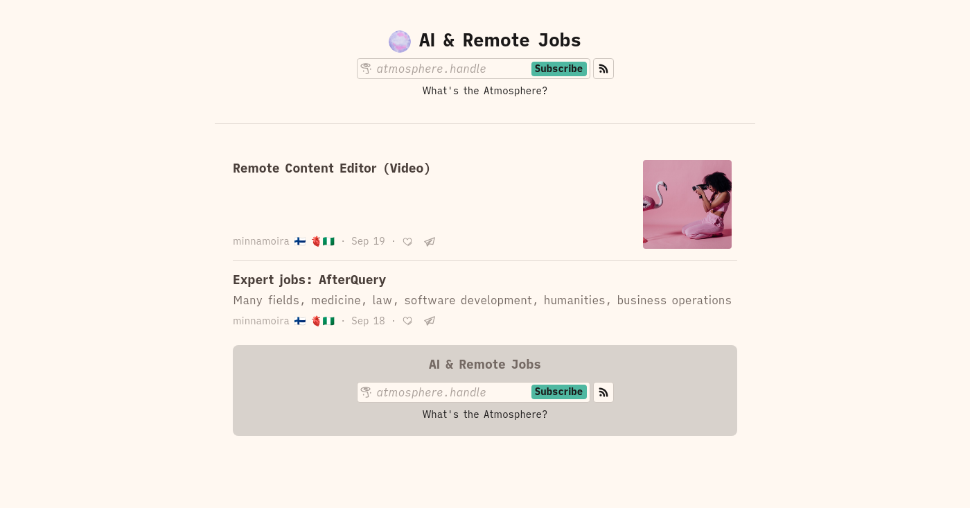AI & Remote Jobs