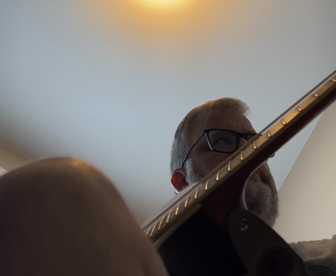 Photo of me playing guitar