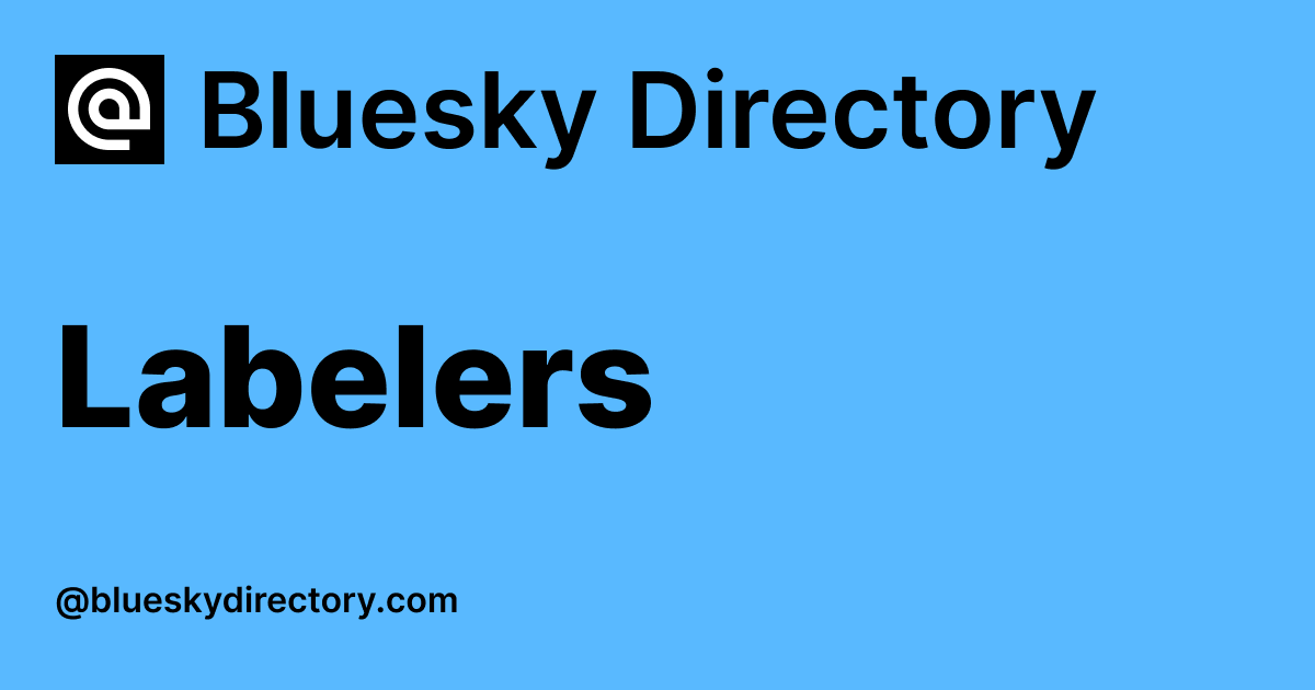 Labeler - Bluesky Directory
