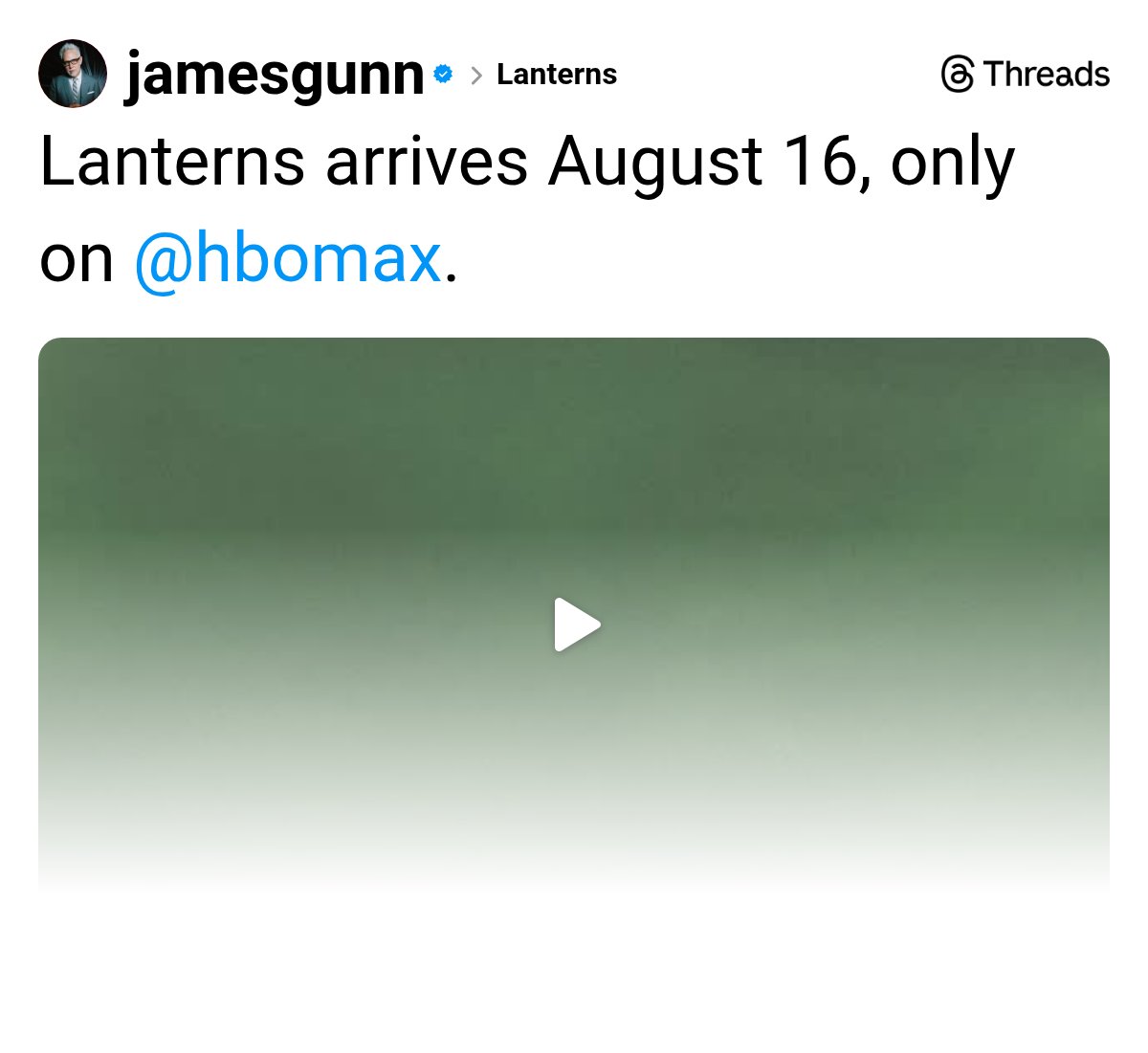 James Gunn (@jamesgunn) on Threads
